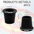 4Pcs Patio Table Umbrella Hole Ring Plug, Silicone Pool Umbrella Sleeve Stabilizer Cone Wedge, Umbrella Table Ring Hole Insert for 2-2.5 Inch Tabl...