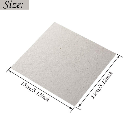 Waveguide Covers for Microwave, Juerly 4 Pack Mica Plates Sheets Heat Insulation Board for Universal Microwave Oven Repairing Part - Cut to Size, ...