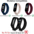 3 Pack Waterproof Band for Amazfit Band 5 Replacement Strap, Sport Band Silicone Amazfit Band 5 Wristbands Strap for Women Men...