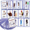 37PCS/Set Occupations Kids Gifts English Flash Cards Pocket Card Educational Learning Baby Toys for Children Pre-Kindergarten...