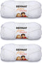 Bernat Softee Chunky 3-Pack Yarn, 2.8oz, Super Bulky 6 Gauge - White - Machine Wash & Dry...