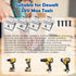 10PCS Belt Clips for Dewalt, Anglecai Drill Tool Clips Hook Kit 304 Stainless Steel Drill Belt Clips with Screws for Dewalt N268241 Fit for 20V Po...