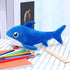 CiyvoLyeen Shark Pencil Case Pen Plush Animal Cute Pencil Bag Blue Pouch with Zipper Stationery Organizer for Student Back to School Supplies Offi...
