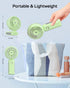 Portable Handheld Misting Fan, 4000mAh USB Rechargeable Personal Foldable Fan with Water Tank Battery Operated Spray Water Mist Fan Makeup Small F...