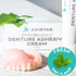 Extra Strong Denture Adhesive Cream, 12 Hour Hold Dental Glue, Waterproof, Zinc & Fluoride Free, Easy Apply Nozzle, Seals Food Out for Comfort, Mi...