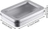 8 Pieces Tin Box Metal Tins with Lids Clear Top Empty Mini Portable Small Storage Tins Case for Home Candles, Candies, Gifts, Balms and Treasures,...