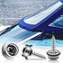 Boat Canvas Snaps Stainless Steel Screw Boat Cover Snaps Metal Snaps 3/8 Inch Socket Snap Screw Stud Canvas Snap Tool for Boat Covers (30 Pcs)...