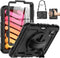SEYMAC Case for iPad Mini 6 8.3?, Full-Body Shockproof Protective Case with Screen Protector, 360° Rotating Stand, Hand/Shoulder Strap and Pen Hol...