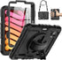 SEYMAC Case for iPad Mini 6 8.3?, Full-Body Shockproof Protective Case with Screen Protector, 360° Rotating Stand, Hand/Shoulder Strap and Pen Hol...