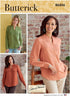Butterick Misses' Top Sewing Pattern Kit, Code B6856, Sizes 16-18-20-22-24, Multicolor...