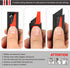 HAUTMEC 20-Pack Utility Knife Blades with a Safety Dispenser, Standard Replacement Blades for Heavy Duty Utility Knives and Box Cutters, Sharper S...