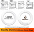 NEOUZA 54mm Brewing Group Head Silicone Gasket 2Pcs Espresso Machine O-Ring Compatible with Breville Sage 450/500/810/860/810/840/870/875/878 Coff...
