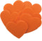 Playfully Ever After 3 Inch Orange 22pc Stiff Felt Hearts...