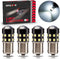 4-Pack 1000 Lumens Super Bright 1156 1073 1141 7506 BA15S LED Bulbs 6000K Xenon White 24-SMD LED Chipsets with Projector for Backup Reverse Lights...