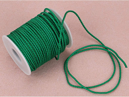 Nylon Twine String Cord Thread for Beading Bracelets Jewelry Making DIY Crafts (2mm-95feet, Green)...