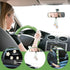 Frienda 8 Pcs Crochet Car Accessories Set Handmade Crochet Steering Wheel Cover 2 Pcs Belt Cover Hanging Cute Plants 4 Pcs Air Vent Clip for Women...