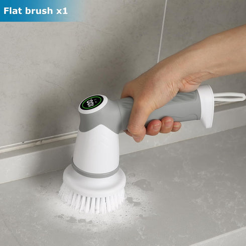 Replaceable Brush Heads Set for Model ECB 881, 7 Pcs, Replacement Heads for Kecoreay Power Shower Scrubber...