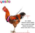 Chicken Harness Hen size with 6-foot Matching belt, Comfortable, Breathable, Small Size, Suitable for Chicken, Duck or Goose Suitable for Weight a...