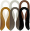 JUYA Single Color Quilling Strips Set 600 Strips 6 Colors 39cm Length/Strip Paper Width 5mm...
