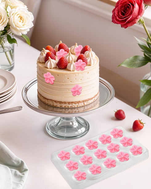 EORTA 2 Pack/30 Cavity Sugar Flower Drying Mold Fondant Shaping Tray Plastic Cake Decoration Baking Tools for Sugarcraft, Gum, Paste Chocolate, DI...