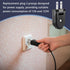 15 Pcs Extension Cord Replacement Plug 2 Prong 125V 15A Male Power Plug Rotatable Electric Plugs Lamp Plug for Small Appliances Power Strips DIY C...