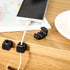 6pcs Magnetic Cable Management Clips, Self Adhesive Cord Organizer Holder, Desk Cable Management Cord Organizer Phone Charger Wire Holder Desk Cab...