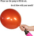 Metallic Orange Balloons, 50pcs 12 inch orange balloons, Double layer orange burnt balloons are more durable, suitable for wedding, birthday party...