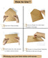 50 Pcs A7 Envelopes for Invitations, 5.25 x 7.25 Inches Kraft Envelopes for 5 x 7 Cards, Wedding, Baby Shower, Greeting, Graduation, Birthday Part...