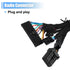 X AUTOHAUX 68163713AC Steering Wheel Wiring Harness Audio Controls for Ram 1500 2500 3500 2012 2013 2014 2015 2016 2017 2018...