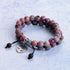Tree of Life Bracelet - Lava Stone Essential Oil Gemstone Beaded Yoga Meditation Regalite Stone Beach Charm Bracelet Set(Purple)...
