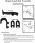 3 Pack Mailbox Plastic Latch Set Repair Kit for Solar Group Mail Box Standard Metal Mailbox Repair...
