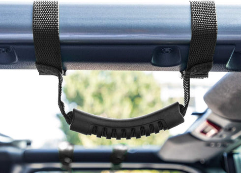 4 x Roll Bar Grab Handles Grip Handle for Jeep Wrangler YJ TJ JK JKU JL JLU Sports Sahara Freedom Rubicon X & Unlimited 1955-2024 2025 (Black)...