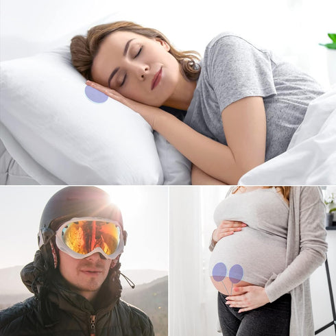 Sleep Ultra Thin Pillow Speakers Replacement Headband Speakers Helmet Speakers with diameter 30mm (3.5mm interface)...