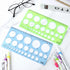 2 Pieces Circle Stencil, Circle Template for Drawing, Plastic Round Drawing Templates, Circle Ruler Drawing Templates for Office and School...