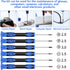 Eyeglass Repair Kits, Kingsdun Eye Glasses Repairing Kit with Precision Screwdriver Set & 1200PCS Screws, Curved Tweezers for Eyeglass, Sunglasses...