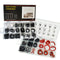 141 PCS Rubber Sealing Washer Kit with 225 PCS Faucet O-Rings Gasket Seal Assortment Set,34 Different Assorted Sizes...