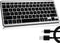 Bluetooth Keyboard, Ultra-Slim Wireless Keyboard for iPad, Rechargeable Ergonomic Computer Keyboard for iOS, Android, Windows PC Tablets Phone, Bl...