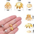 2400pcs Filigree Flower Beads Caps Metal Spacer Beads Caps Hollow Cone End Caps Jewelry Making Accessories for DIY Bracelet Earring Necklace Craft...