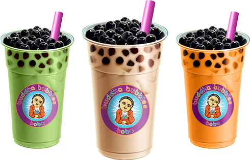 Premium WATERMELON Boba/Bubble Tea Drink Mix Powder By Buddha Bubbles Boba (10 Ounce) (283 Grams)...