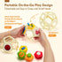 Montessori Toys for 1 Year Old Girl Gifts-Busy Activity Cube Travel Toys for 12-18 Months Baby Sensory Ball Development Educational Toys for 3 6 1...