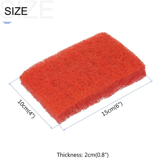 Scouring Pad (15 x 10cm/6"x 4") 5pcs, Kitchen Dishwashing Sponge, Non-Scratch Cleaning Sponges Scrub Sponges - for Pots, Pans, Dishes, Utensils, R...