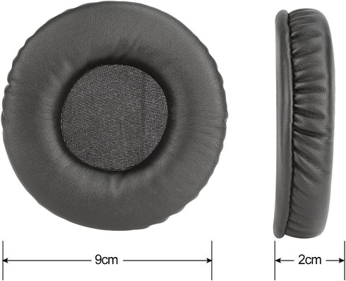 Round Ear Pad Earpad for Professional Overhead Foldable Headphones (90mm)...
