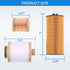 CARMOCAR FD4616 Fuel Filter and FL2016 Oil Filter Replacement for 2003-2007 Ford F250 F350 F450 F550 Super Duty 6.0L 2003-2005 Excursion 6.0L 3C3Z...