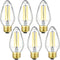 LEOOLS E26 LED Bulb 8W Equivalent e26 led Bulb 100 Watt Dimmable Daylight 4000K E26 Edison Bulb AC120V 800lm Tubular F14 F45 LED Bulb for Pendant,...
