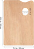 STOBOK Rectangular Drawing Board Painting Supplies Art Oil Painting Board Watercolor Paint Wood Painting Acrylic Paint Wood Serving Tray Wooden Pa...