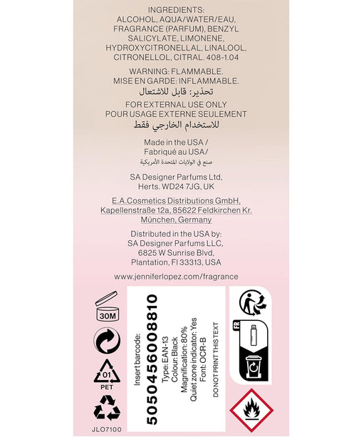 Jennifer Lopez Jlust Body Mist, 8.0 Ounce...