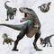 Kiddale T-Rex Giant Wall Stickers,Peel and Stick Removable Dinosaur Wall Decals for Kids Boys Girls Adult Bedroom Living Room...