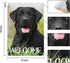 TropicalLife Welcome Black Labrador Dog on the Grass Polyester Garden Flag Banner 12 x 18 Inch Double Side Print Home Outdoor Patio Yard Garden De...