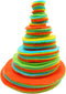 Playfully Ever After Light Green, Turquoise, Orange & Yellow Craft Felt Circles (Mixed Size Pack - 56pc)...