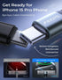 AINOPE USB C Cable 10FT,2 Pack USB C to USB C Cable New Nylon Braided USB C Charger Cable Fast Charging Cable for iPhone 15 Pro Max Plus, iPad Pro...